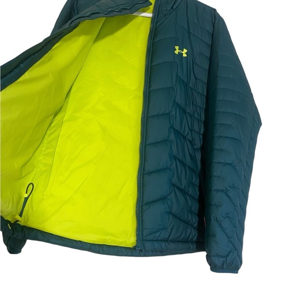 Under Armour Teal Puffer Jacket - Picture 6 of 12